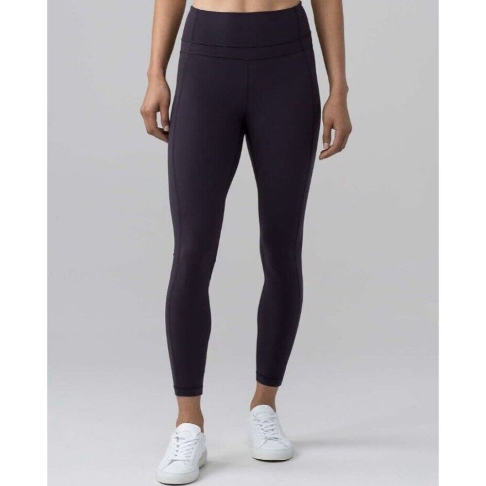 Lululemon Pushing Limits 7/8 Tight (Nulu 25") Boysenberry Size 8